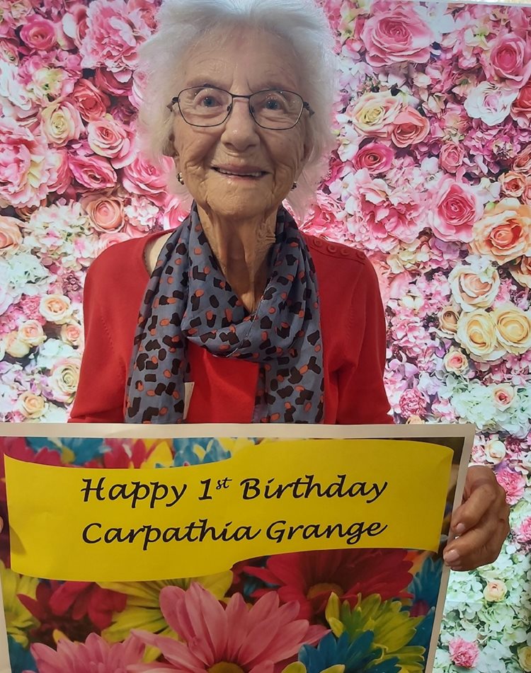 Hythe care home celebrates first anniversary in style